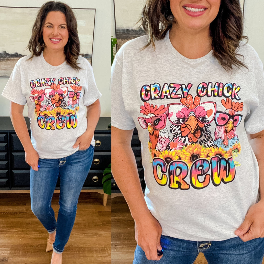 "Crazy Chick Crew" Tee