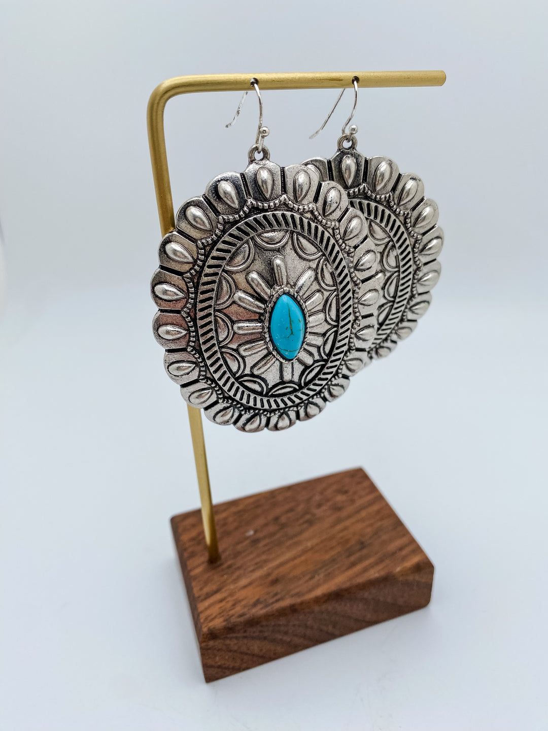 Icon SI Concho Earrings with TUR Center
