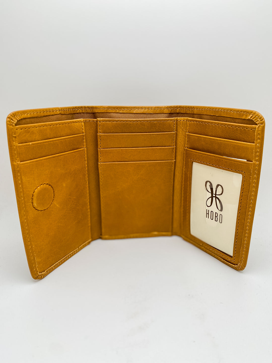 Natural Jill Trifold Wallet by Hobo