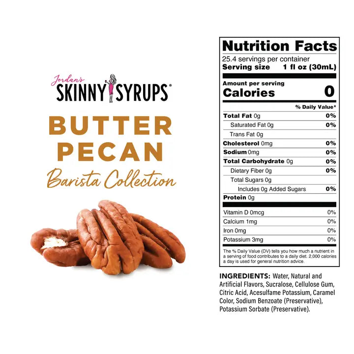 Sugar Free Butter Pecan Syrup by Jordan's Skinny Syrup