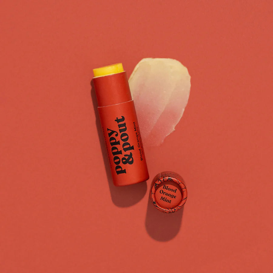 Blood Orange Mint Lip Balm by Poppy & Pout