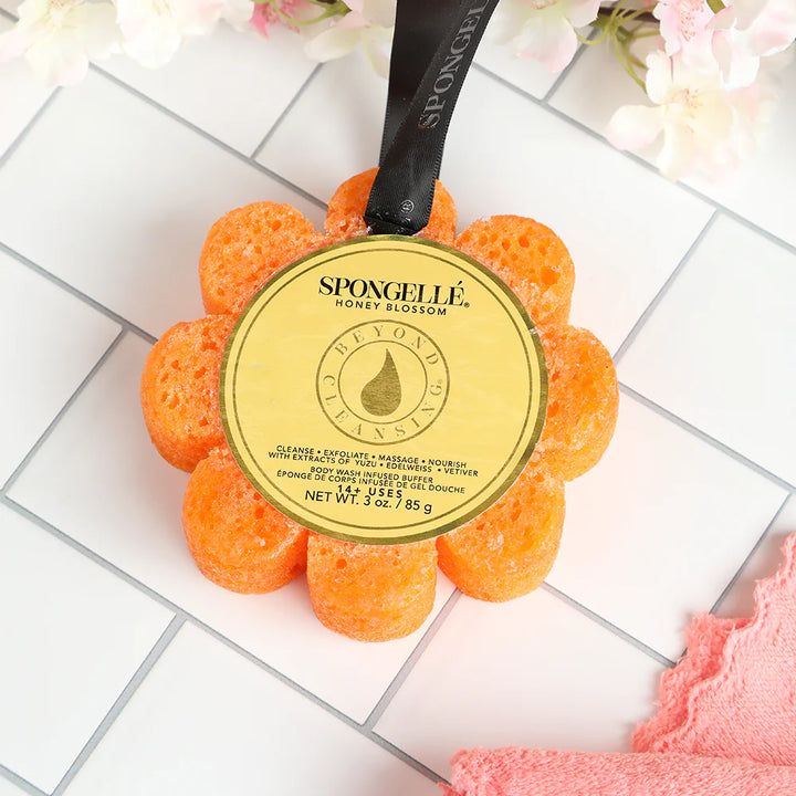 Honey Blossom-Flower Soap Sponge by Spongelle