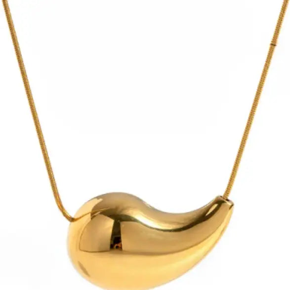 Teardrop Waterdrop Gold Filled Necklace