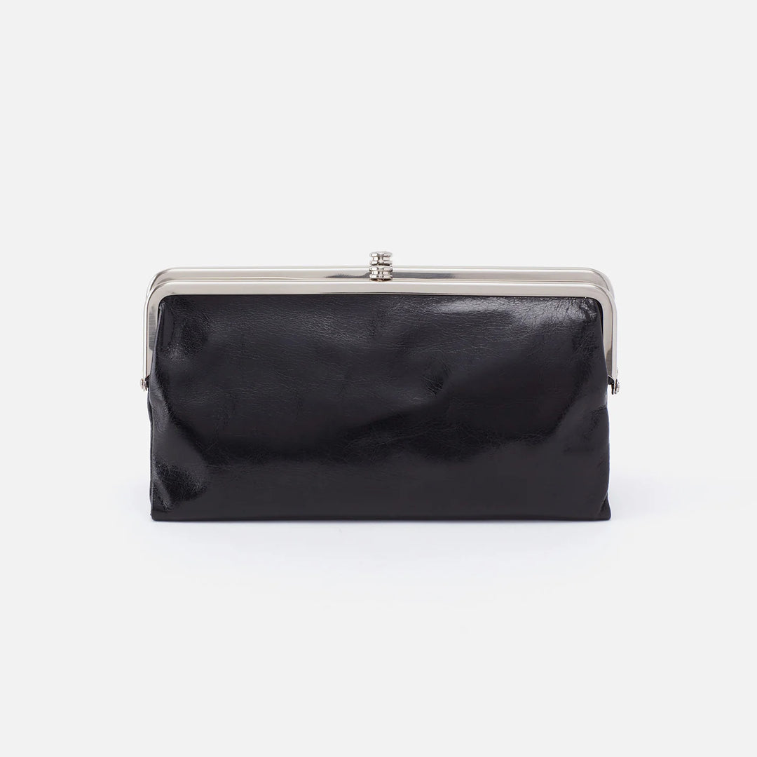 Black Lauren Clutch Wallet by Hobo